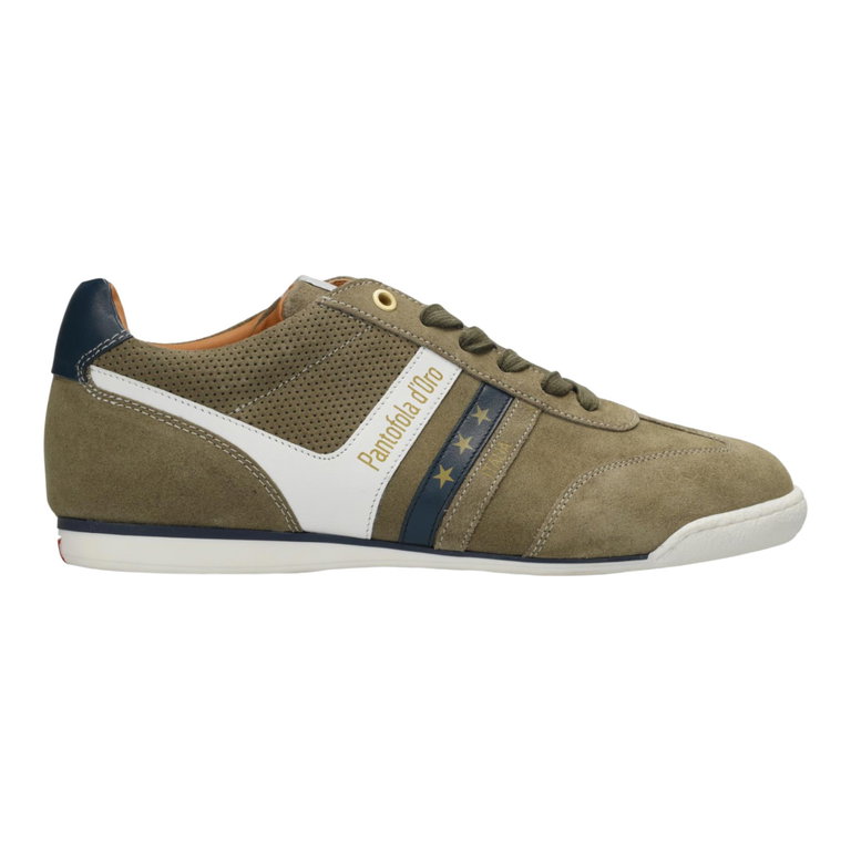 Pantofola d´Oro Sneaker Vasto Suede Low 2026 grün/weiss Herren
